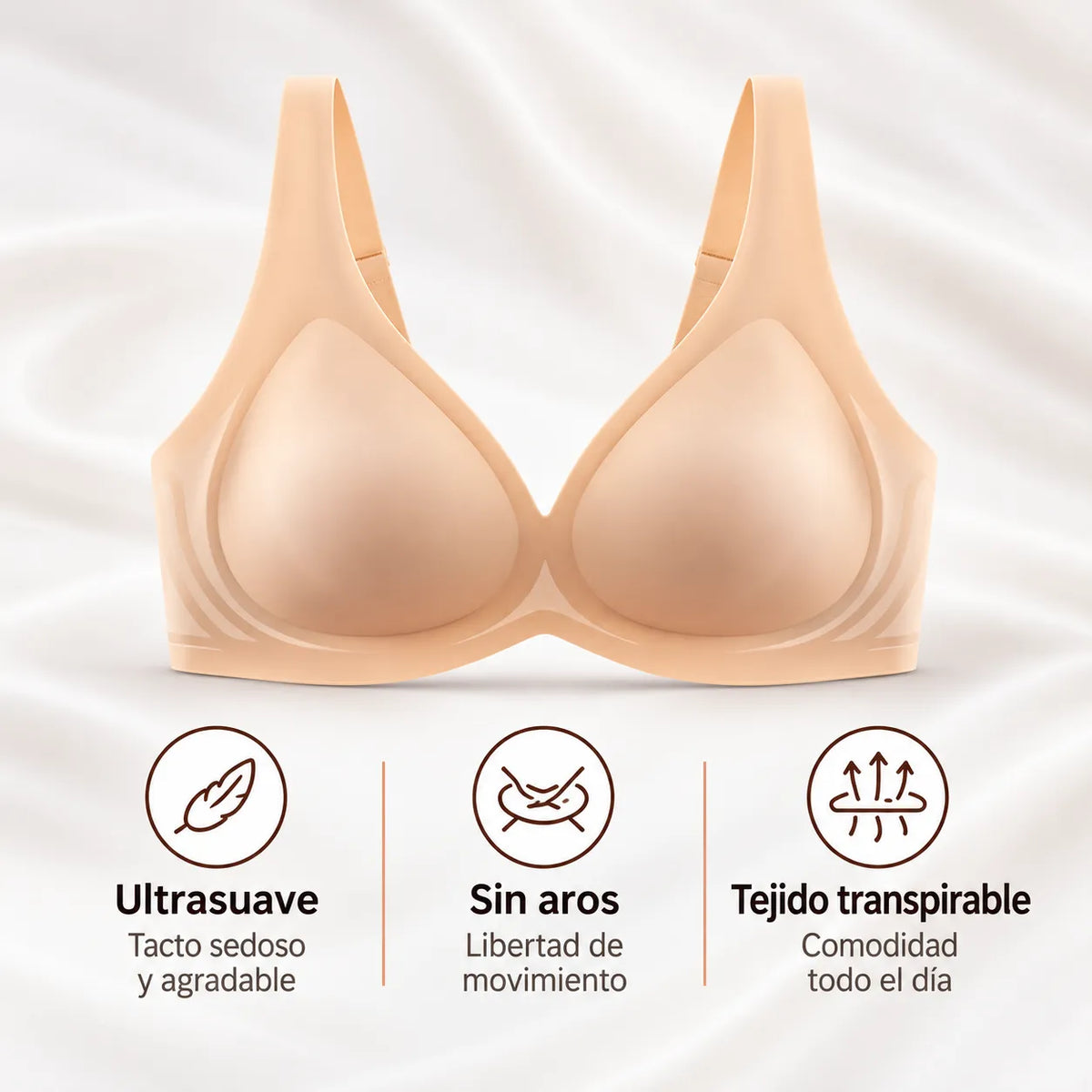 ShapeLift – Sujetador con Efecto Push-Up y Segunda Piel